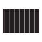 Wallsticker planeringstavla, vecka (60×40 cm)