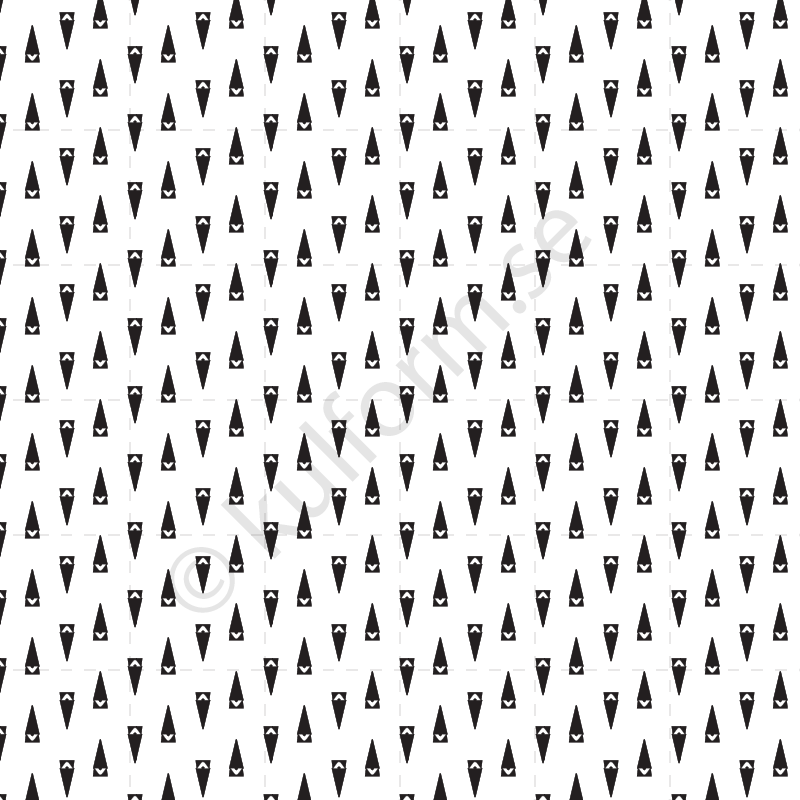 Grafiskt mönster med små jultomtar