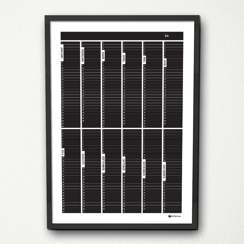 Year planner - Pad (50×70 cm)