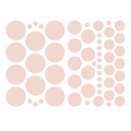 Dots, mix, pastel pink