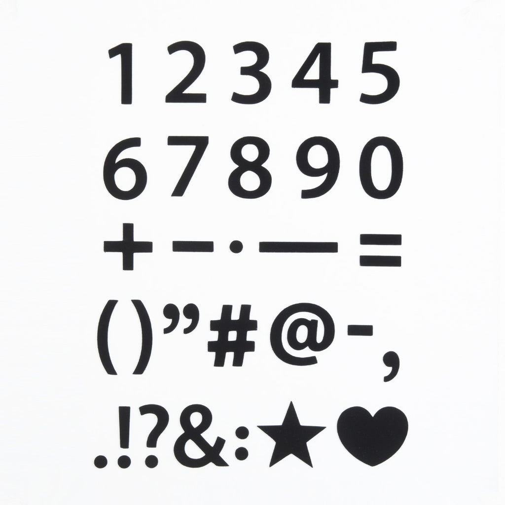 Magnetic numbers and symbols