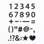 Magnetic numbers and symbols