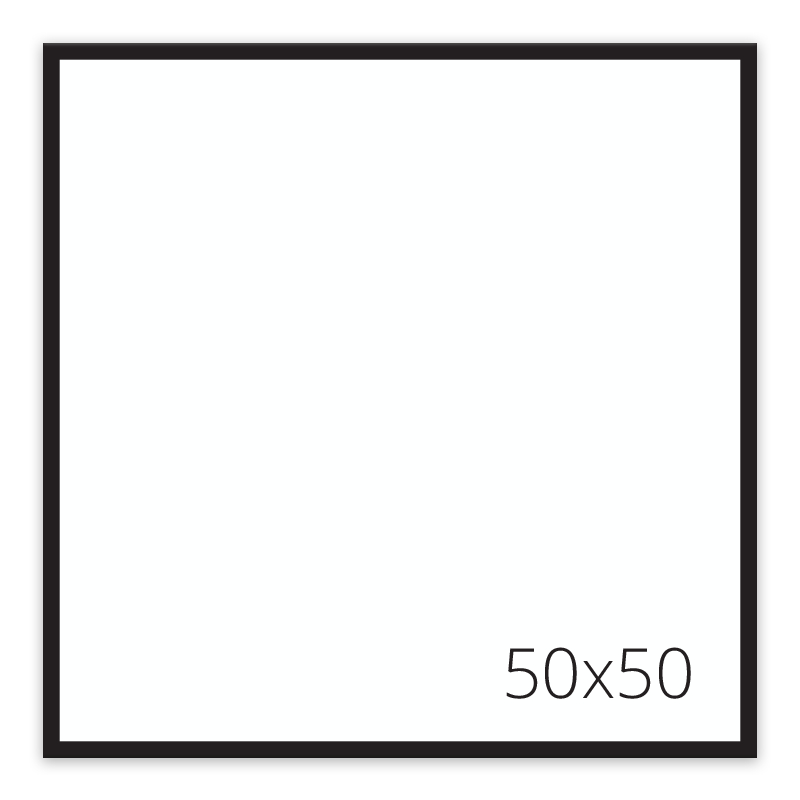 Oslo Plexi ram (50×50 cm)